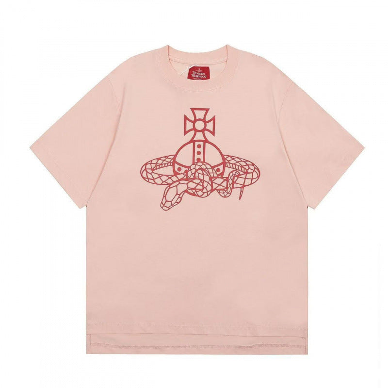 Vivienne Westwood Letter Print Crew-Neck T-Shirt