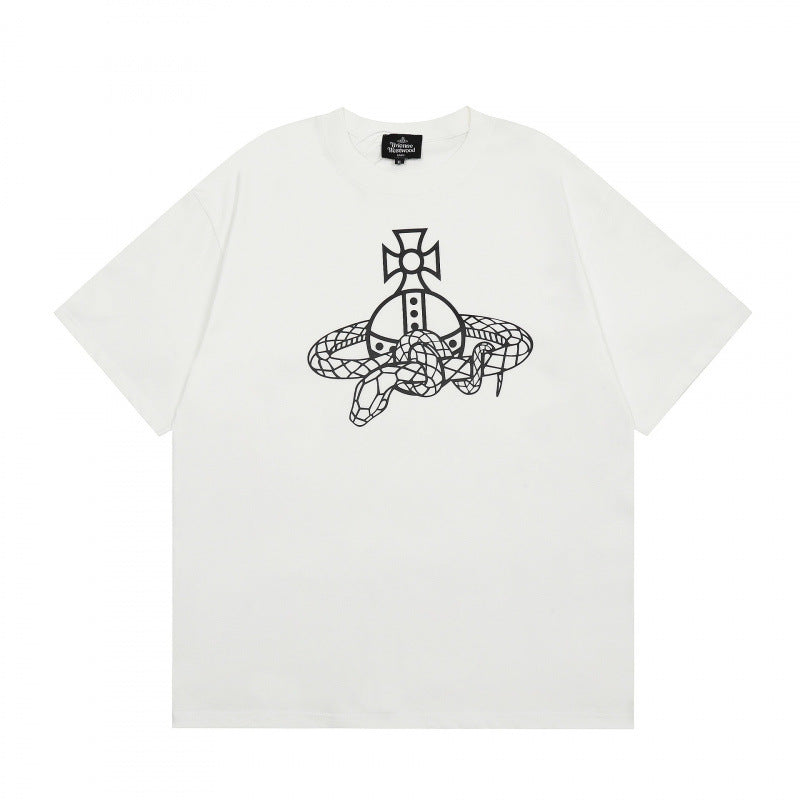 Vivienne Westwood Letter Print Crew-Neck T-Shirt