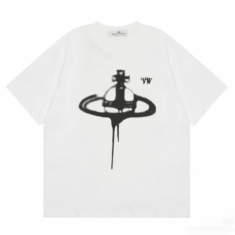 Vivienne Westwood Letter Print Crew-Neck T-Shirt