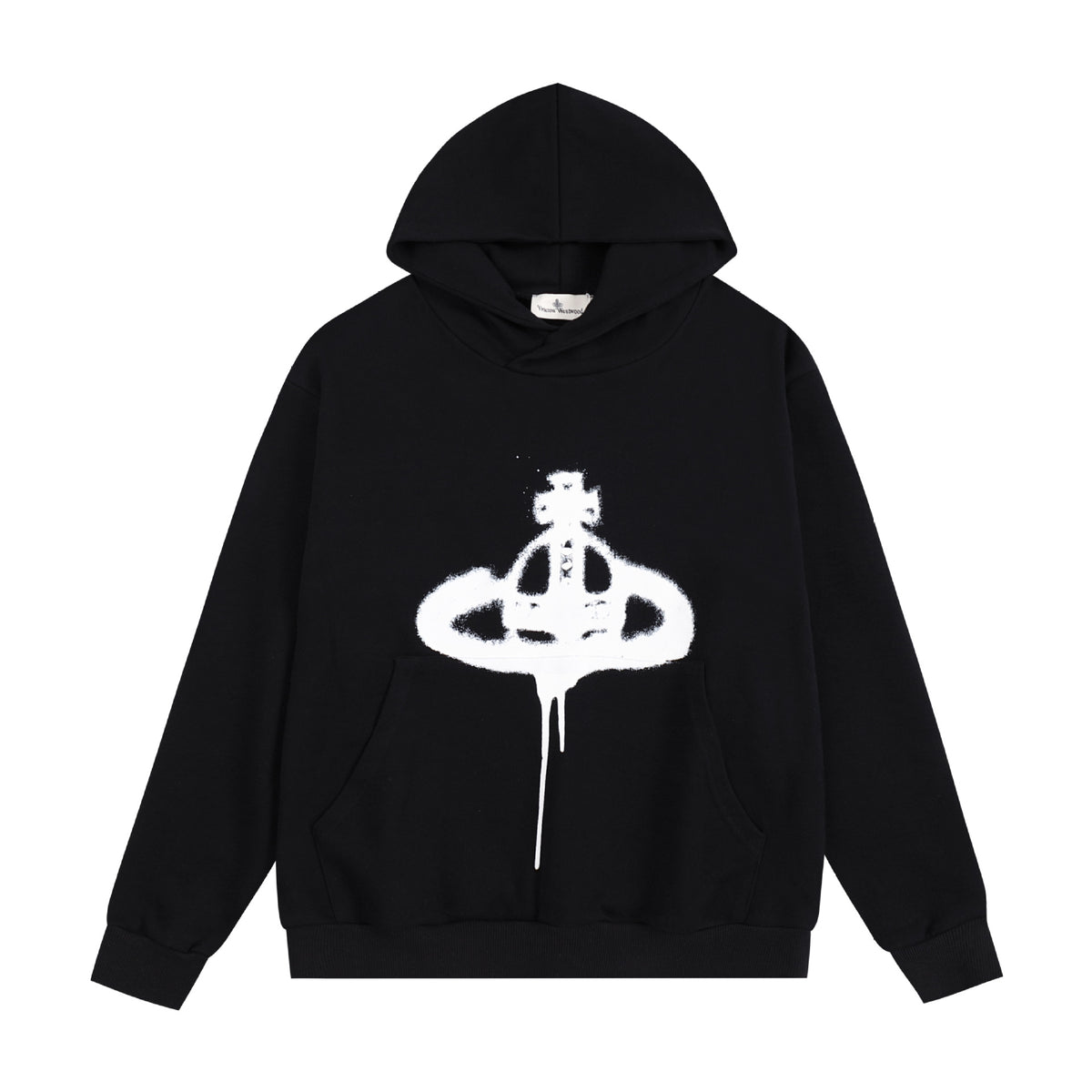 Vivienne Westwood Hand-Drawn Embroidered Graphic Long-Sleeve T-Shirt
