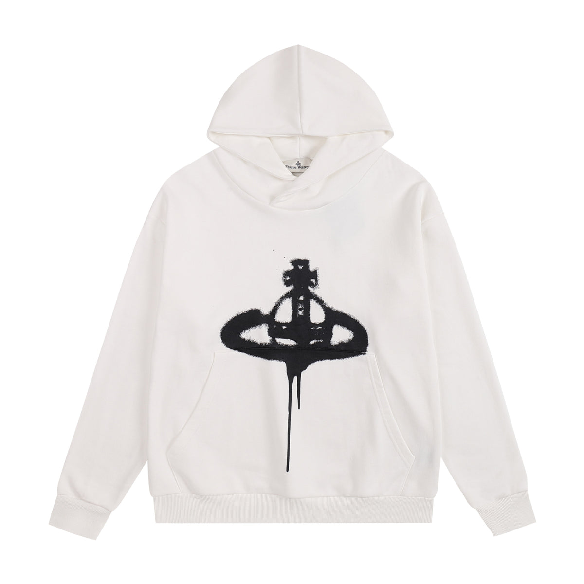 Vivienne Westwood Hand-Drawn Embroidered Graphic Long-Sleeve T-Shirt