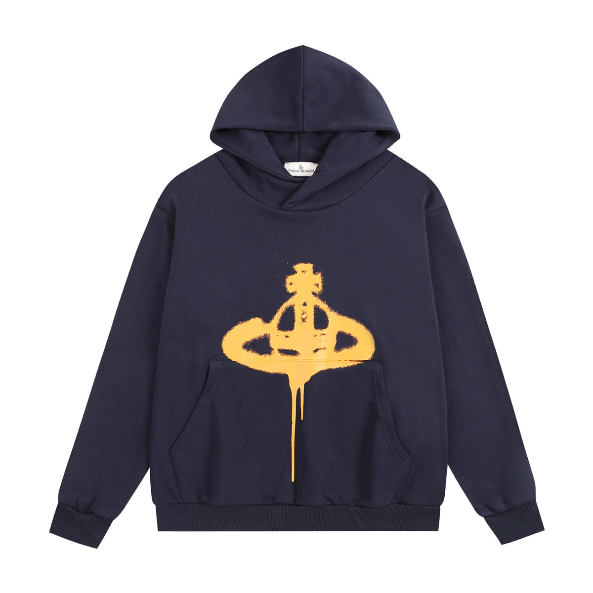 Vivienne Westwood Hand-Drawn Embroidered Graphic Long-Sleeve T-Shirt