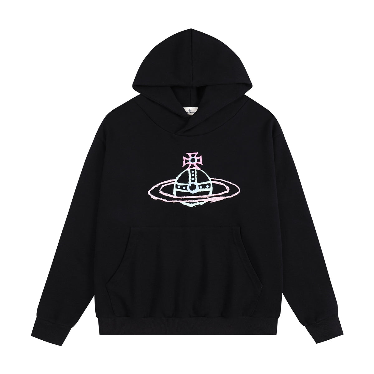 Vivienne Westwood Hand-Drawn Embroidered Graphic Long-Sleeve T-Shirt