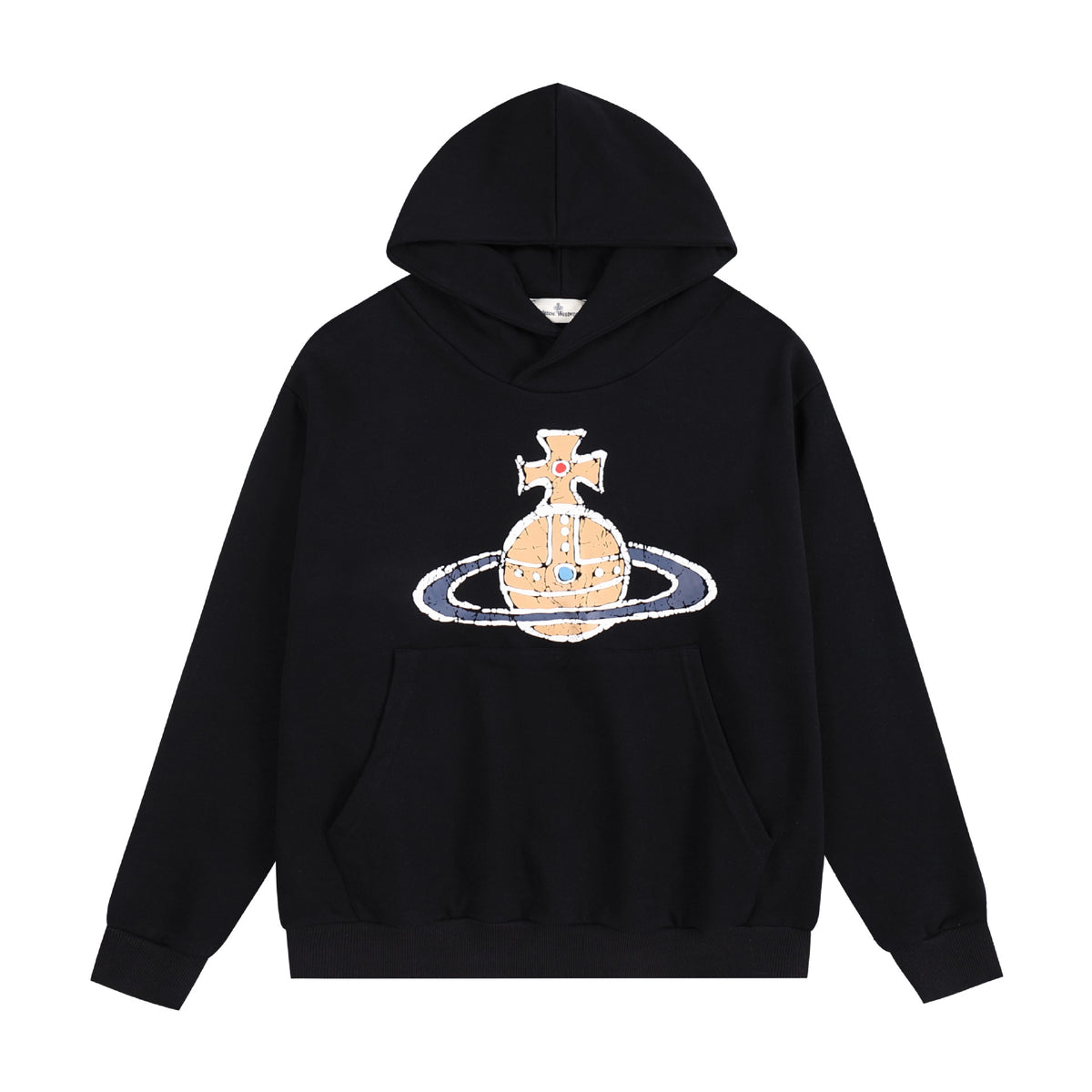 Vivienne Westwood Hand-Drawn Embroidered Graphic Long-Sleeve T-Shirt