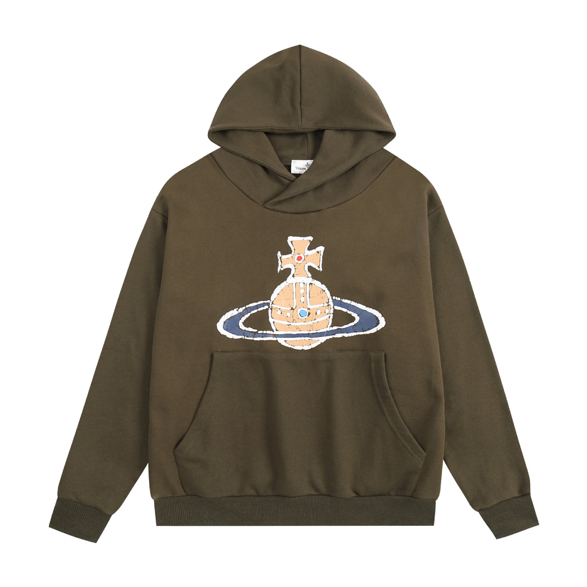 Vivienne Westwood Hand-Drawn Embroidered Graphic Long-Sleeve T-Shirt