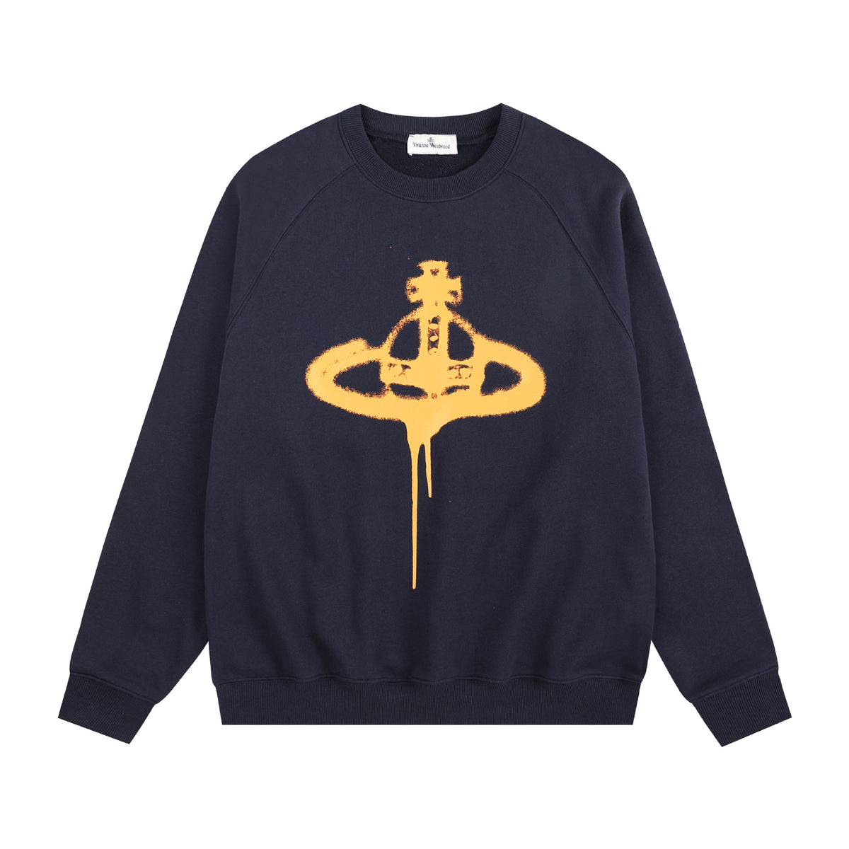 Vivienne Westwood Hand-Drawn Embroidered Graphic Long-Sleeve T-Shirt