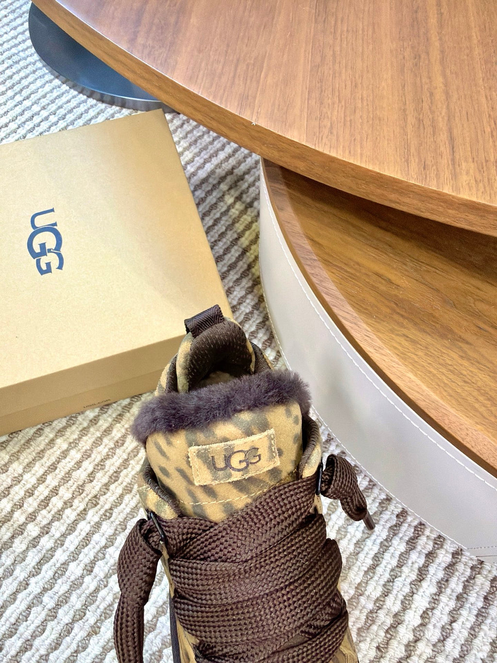 UGG Leopard Mel Suede Mesh Low-Top Shoes - product view 8