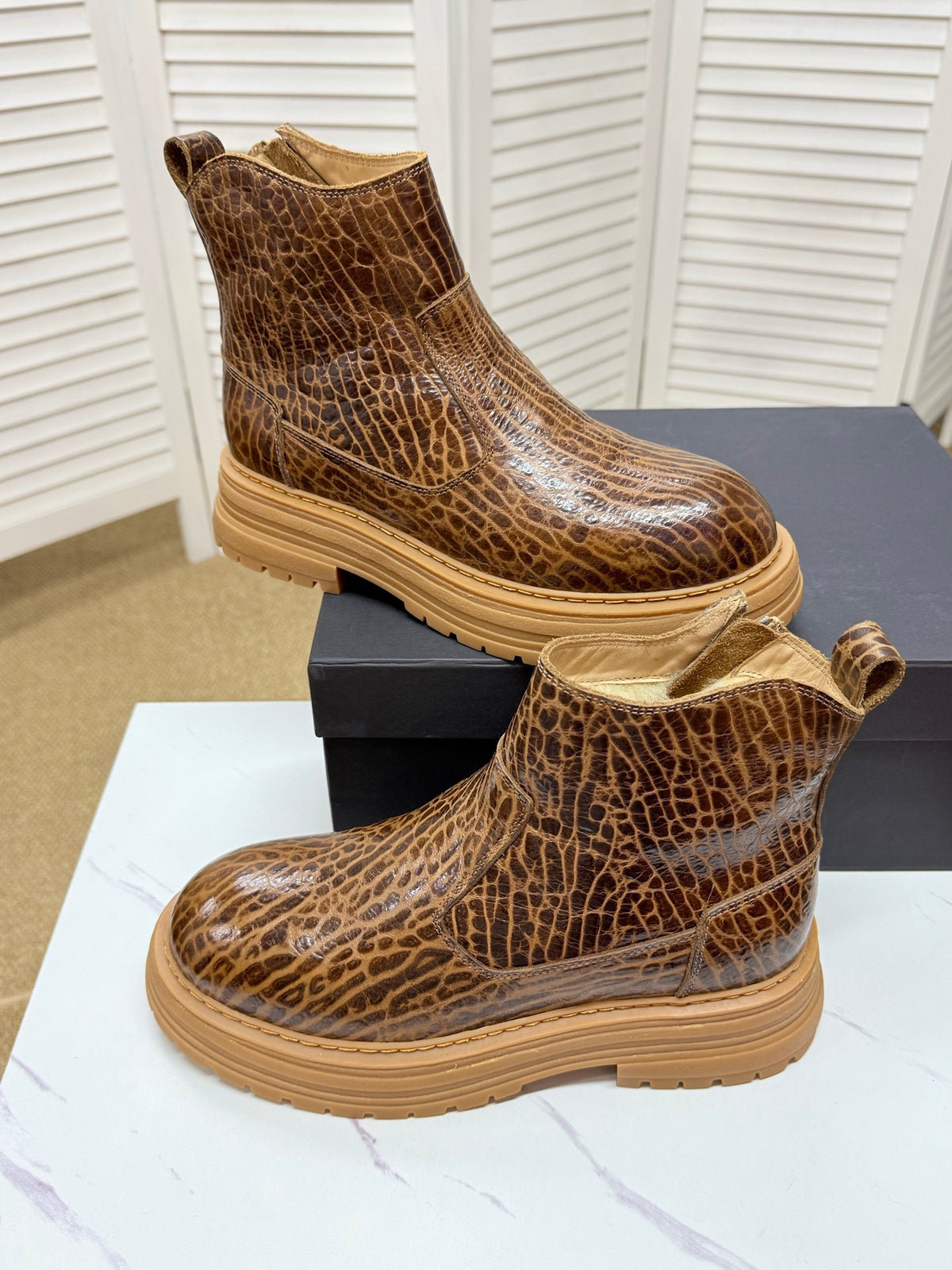 UGG Leopard Suede Chelsea Boots - product view 9