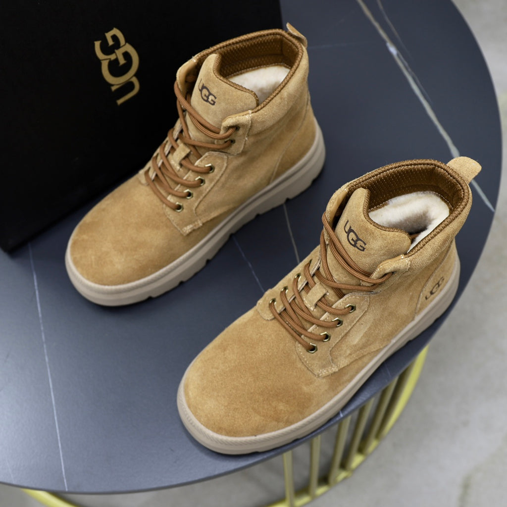 UGG Sand Nubuck Lace-Up Winter Boots - product view 3