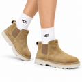 UGG Sand Suede Chelsea Casual Shoes - side-angle hero view