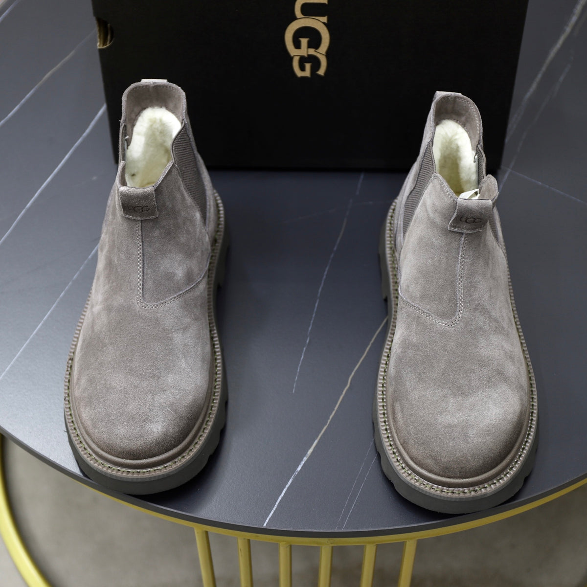 UGG Gray Suede Chelsea Casual Shoes - product view 2