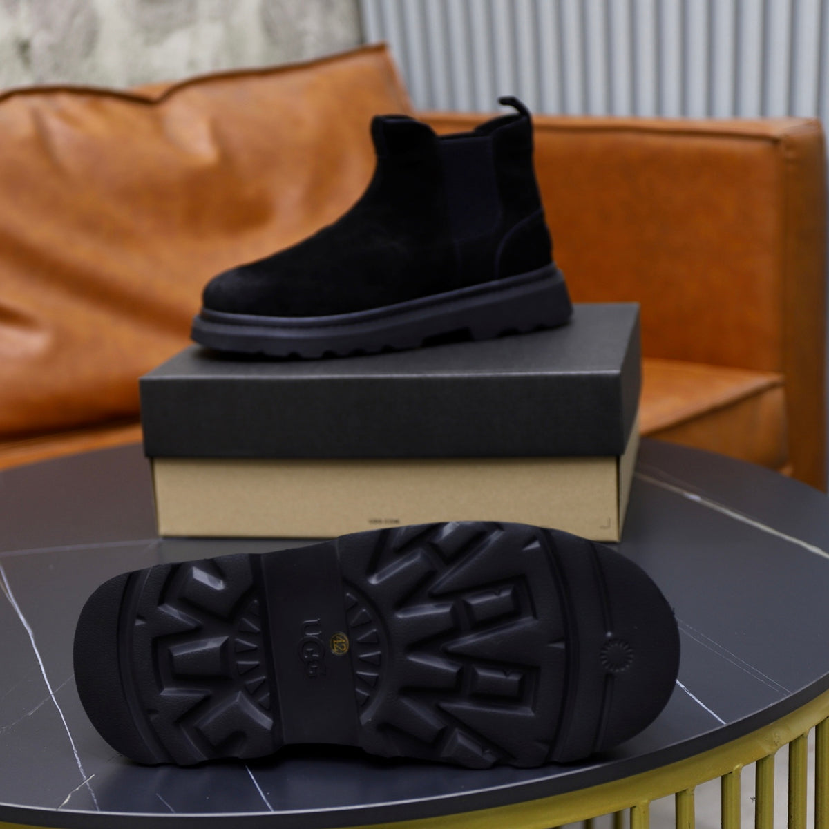 UGG Black Suede Chelsea Casual Shoes - product view 9