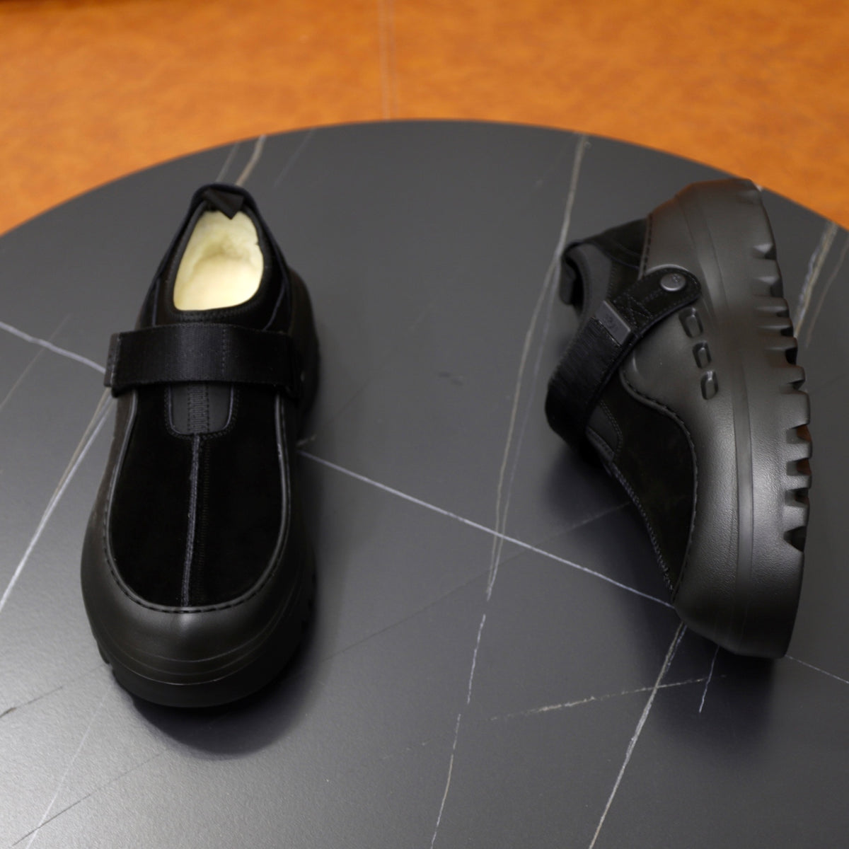 UGG Black Strap Platform Casual Shoes - product view 7