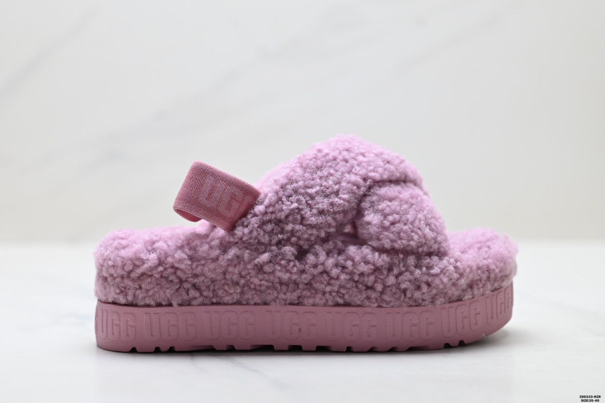 UGG Slipper Evolution Fluffy Platform Slides - product image 2