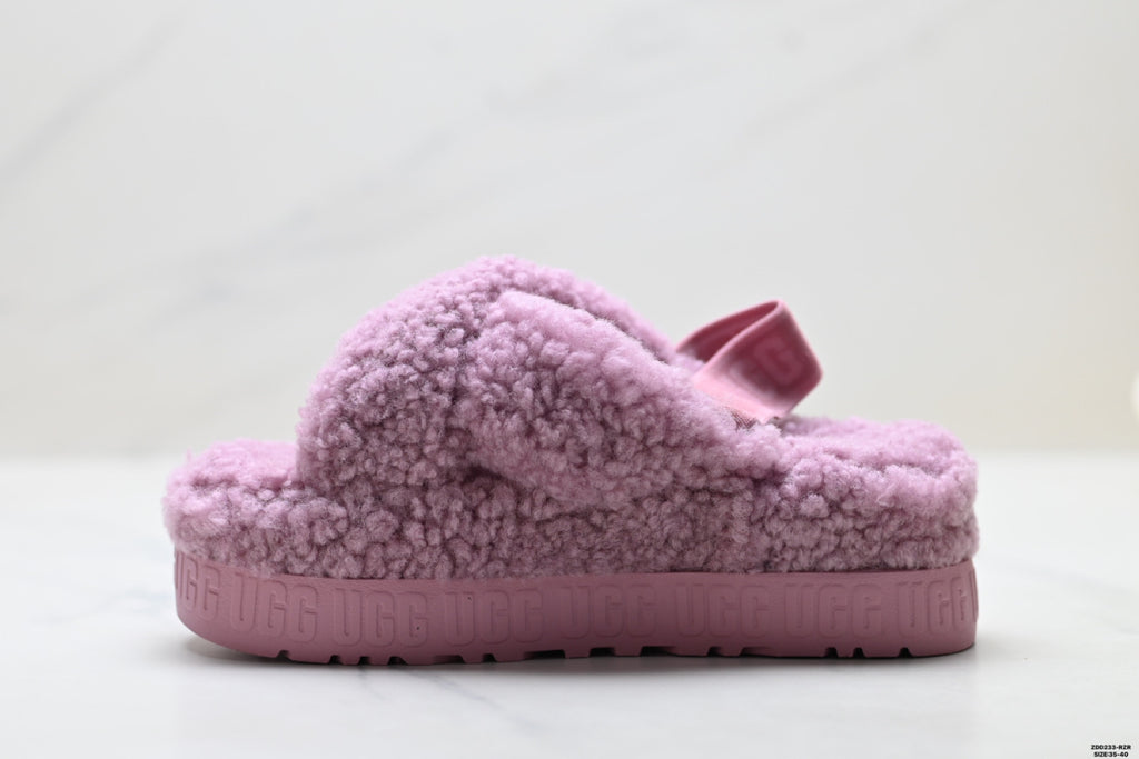 UGG Slipper Evolution Fluffy Platform Slides - product image 4