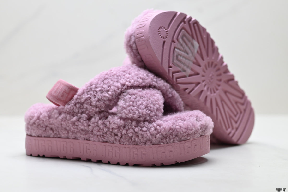 UGG Slipper Evolution Fluffy Platform Slides - product image 6