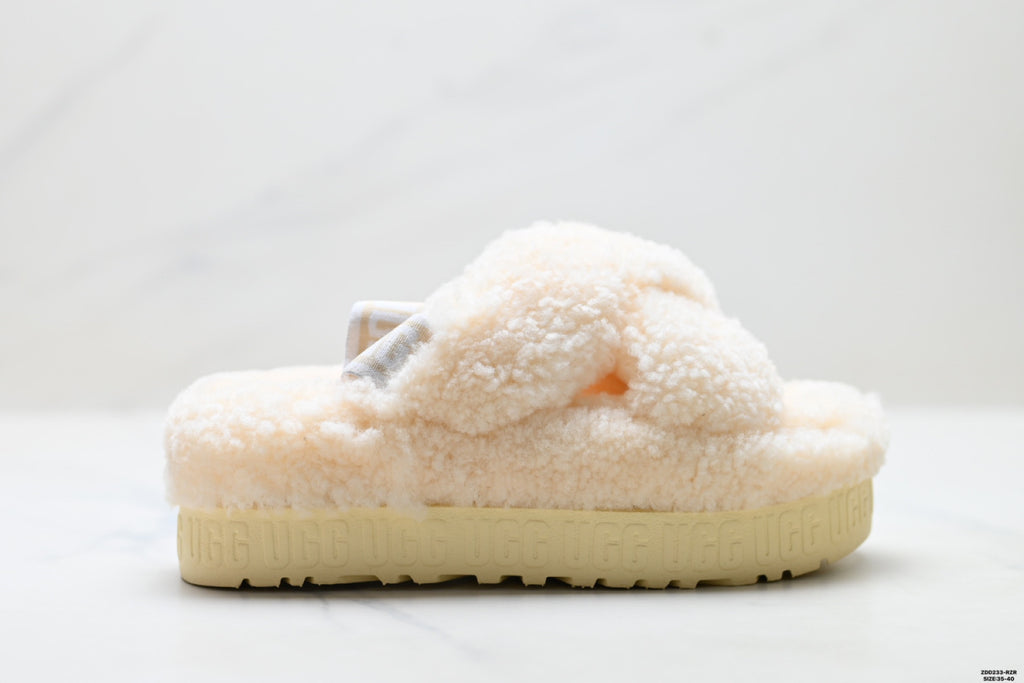 UGG Slipper Evolution Fluffy Platform Slides - product image 2