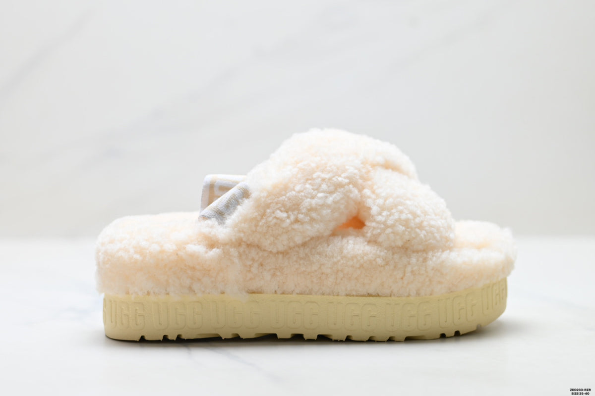 UGG Slipper Evolution Fluffy Platform Slides - product image 2