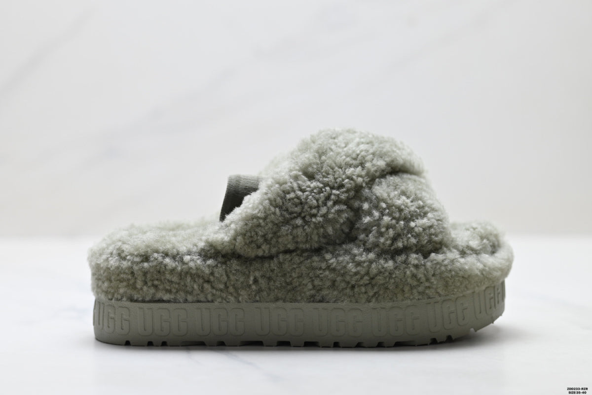 UGG Slipper Evolution Fluffy Platform Slides - product image 2