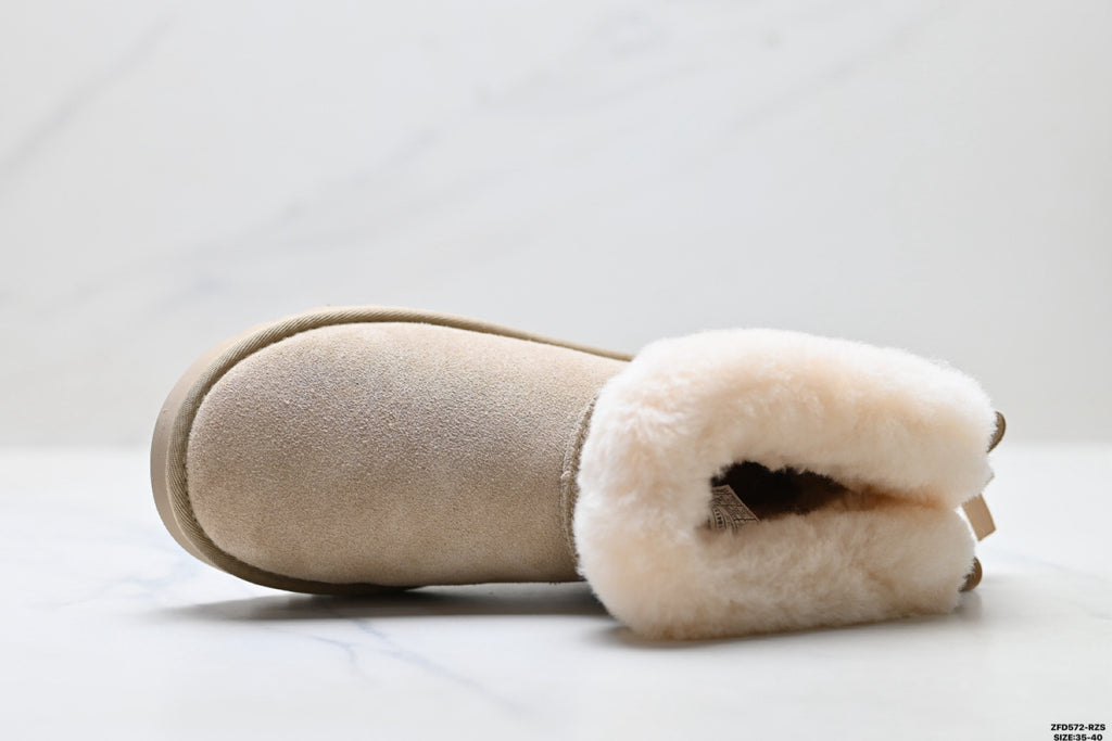 UGG Classic Ultra Mini Bow Ankle Boots - product image 3