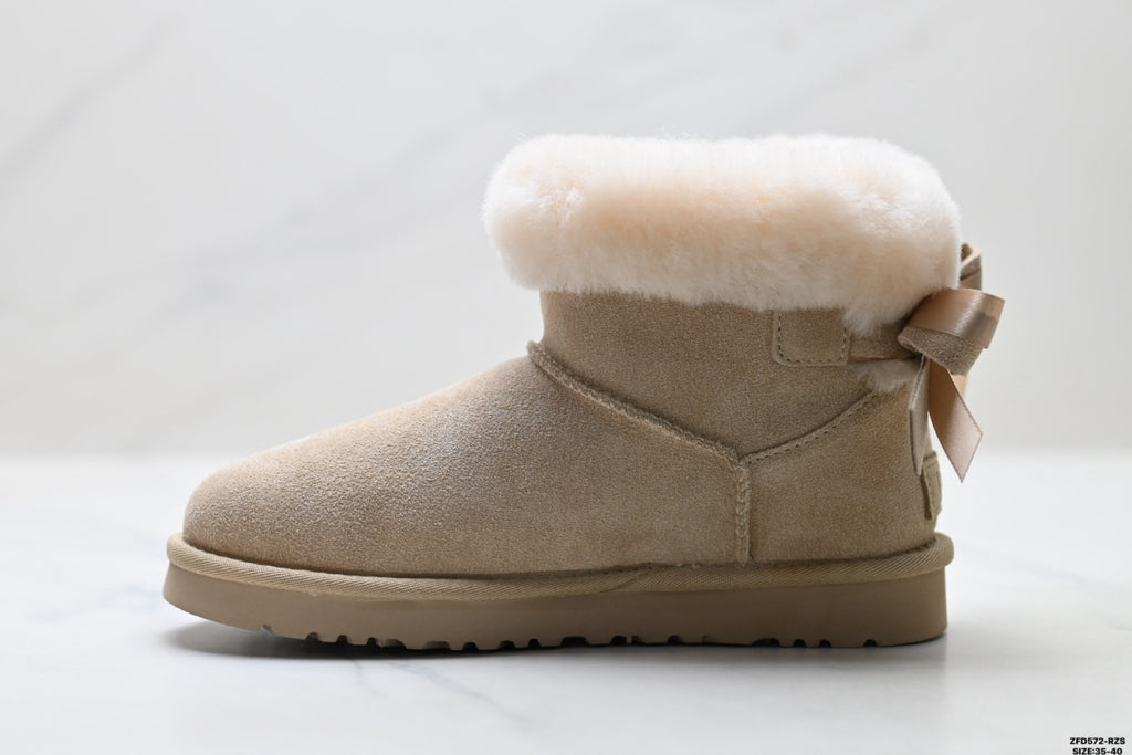 UGG Classic Ultra Mini Bow Ankle Boots - product image 4