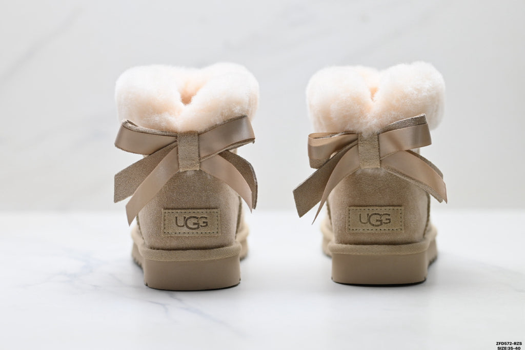 UGG Classic Ultra Mini Bow Ankle Boots - product image 7