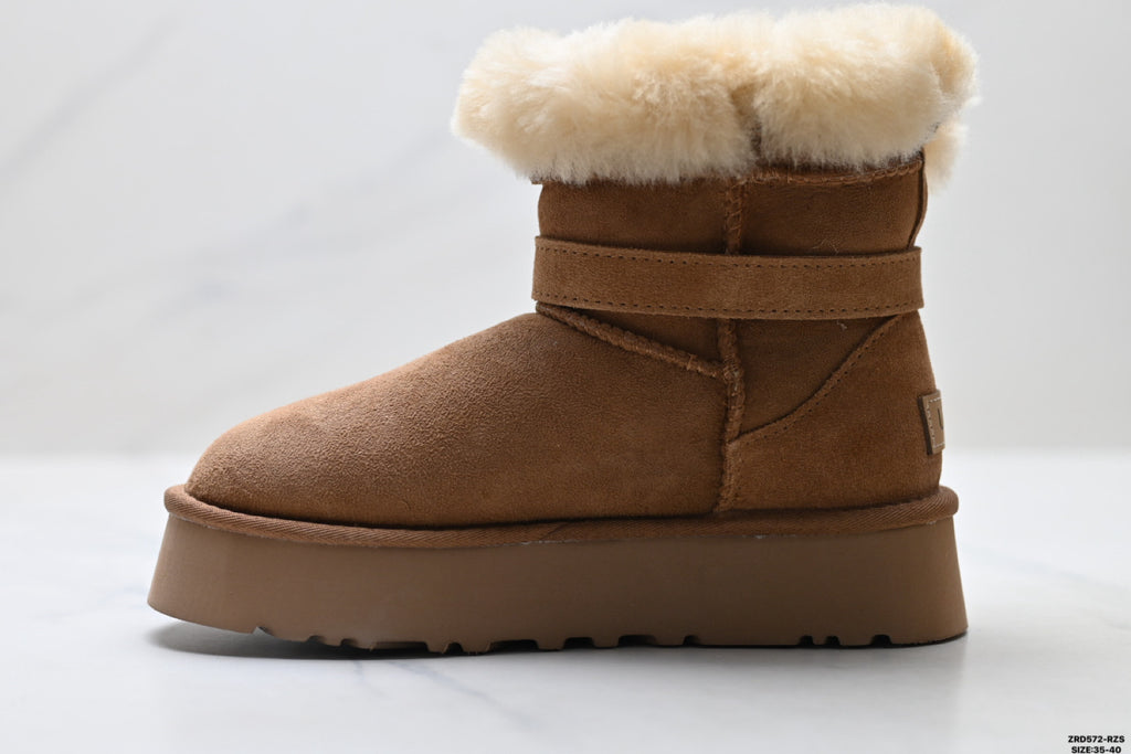 UGG Classic Mini Heritage Fluff Buckle Boots - product image 4