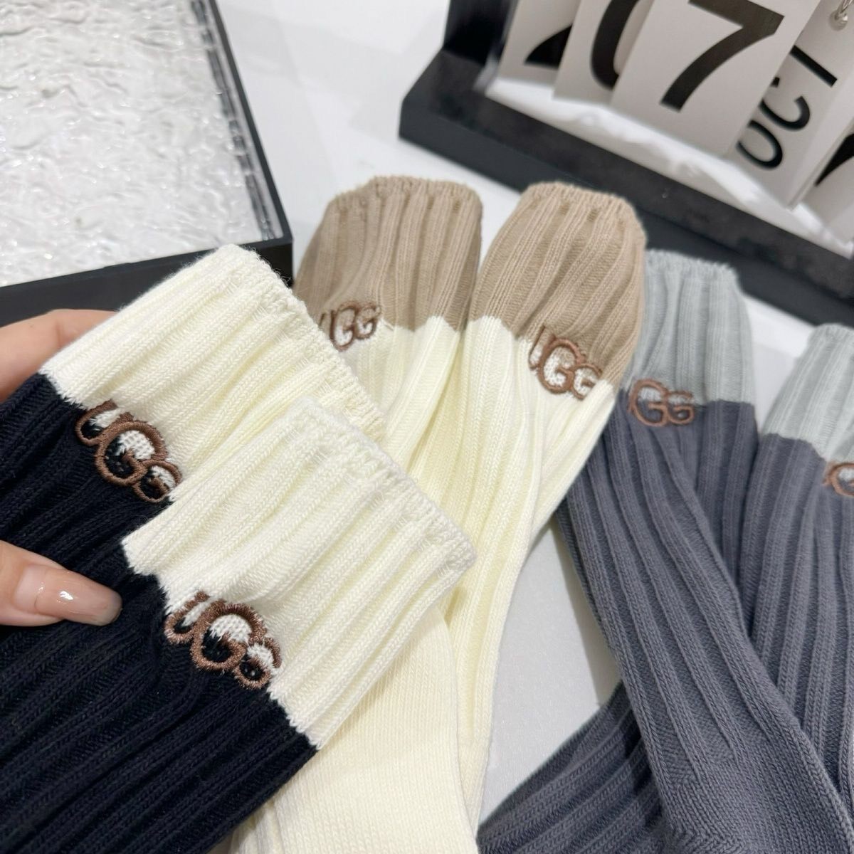 UGG Cotton Ribbed Crew Sock Set - product image 6