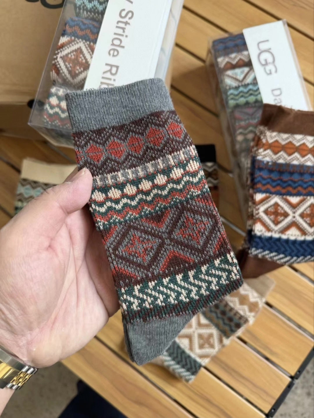 UGG Nordic Fine-Wool Winter Sock Gift Set - product image 5