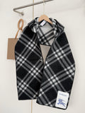 Burberry Style Classic Plaid Fringe Scarf product detail 3