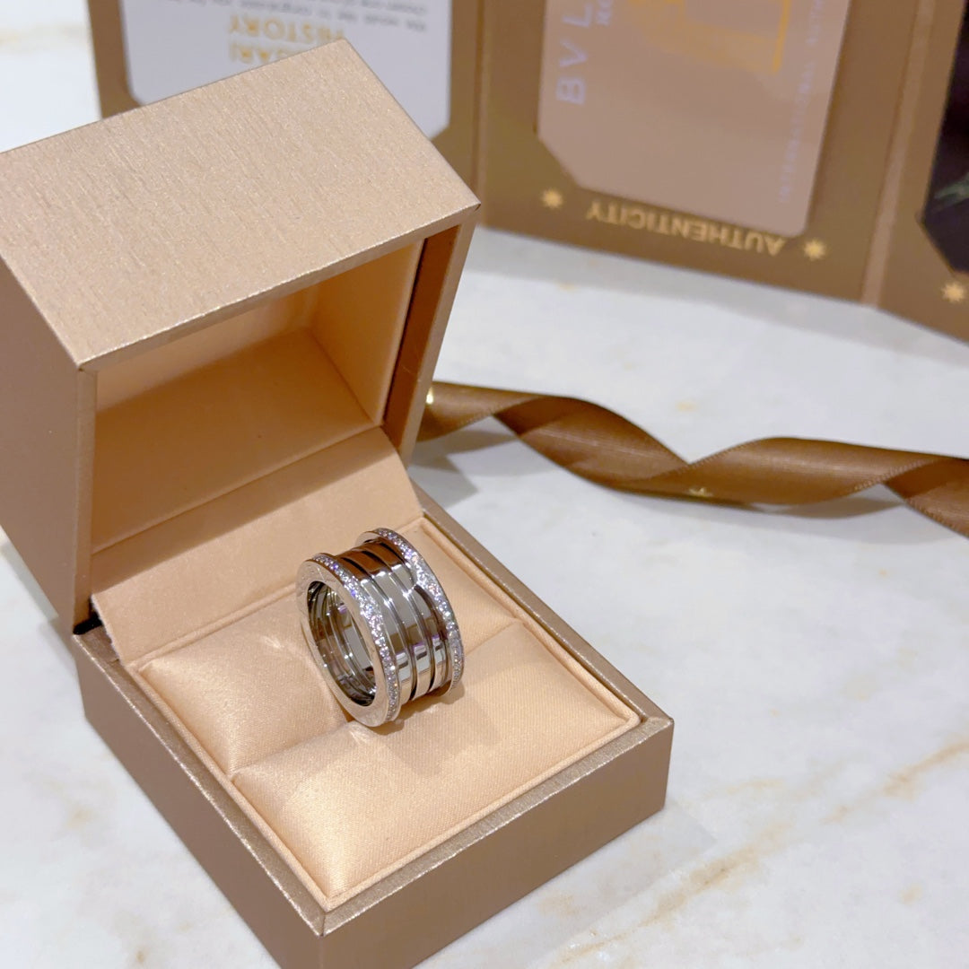 BVLGARI B.zero1 Enamel Ring detail 1