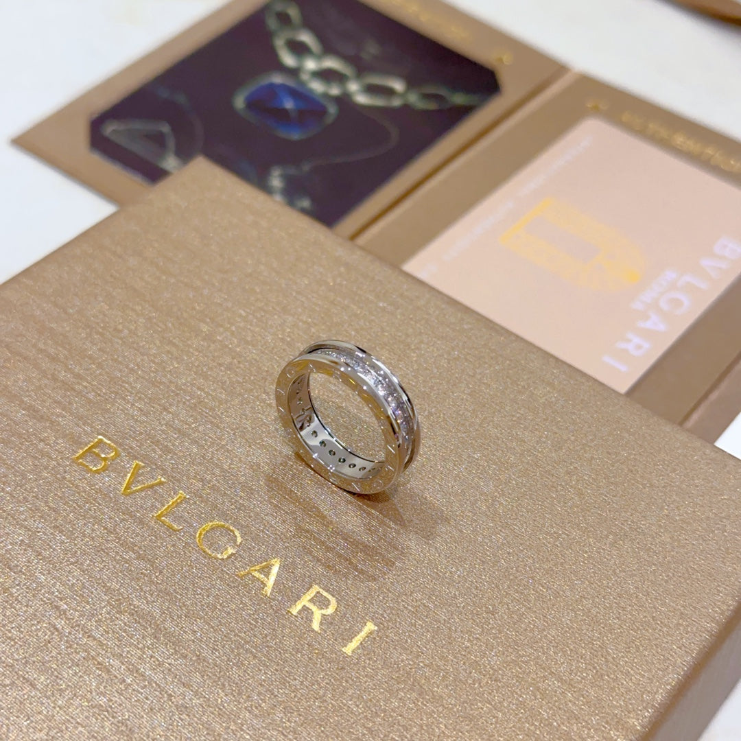 BVLGARI Enamel Ceramic Ring detail 1
