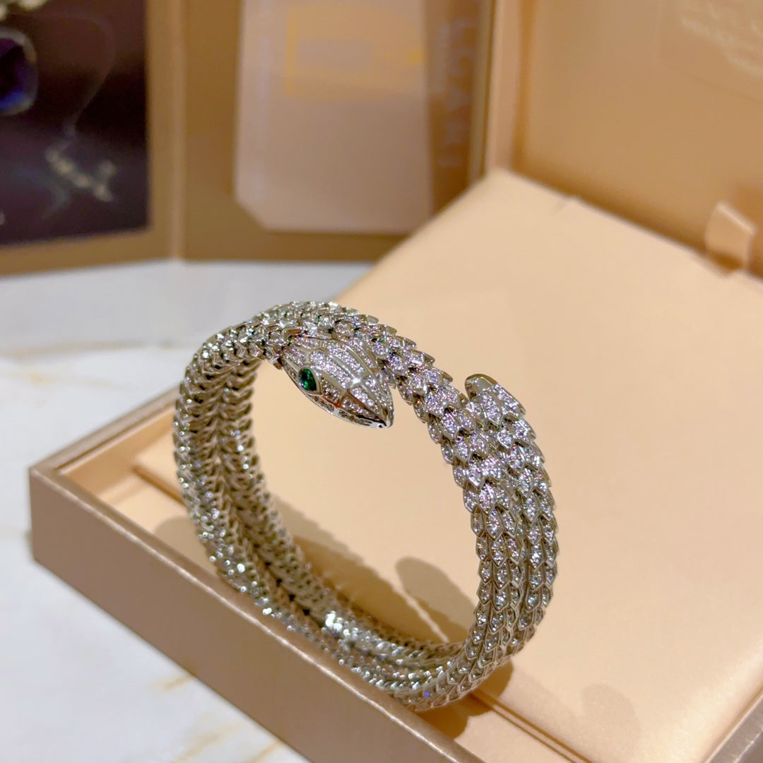 BVLGARI Viper Snake-Bone Bracelet detail 2