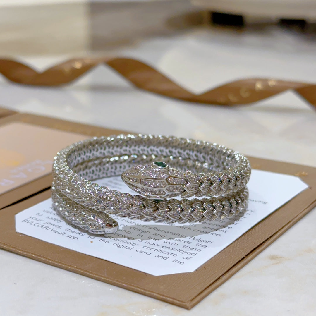 BVLGARI Viper Snake-Bone Bracelet detail 5
