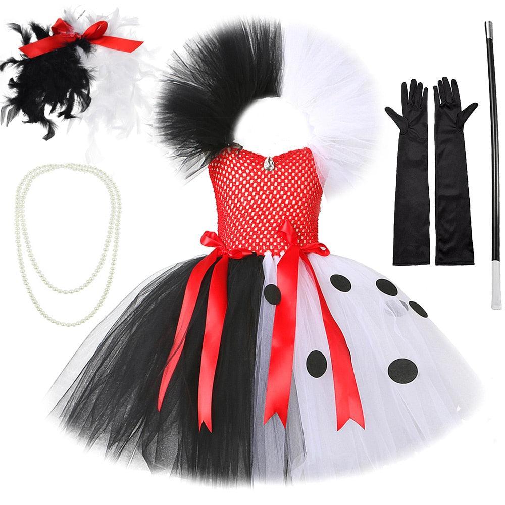 Cruella De Vil Costume - Only Dress / 12 Months