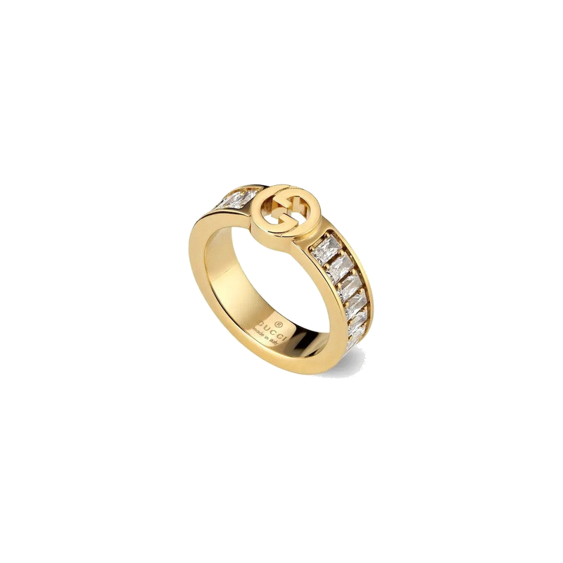 Gucci Double G Ring - Sizes 6-11 on pure white background