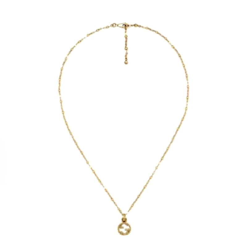 Gucci Patterned Figure 8 Necklace detail view 1