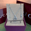 Gucci Patterned Figure 8 Necklace