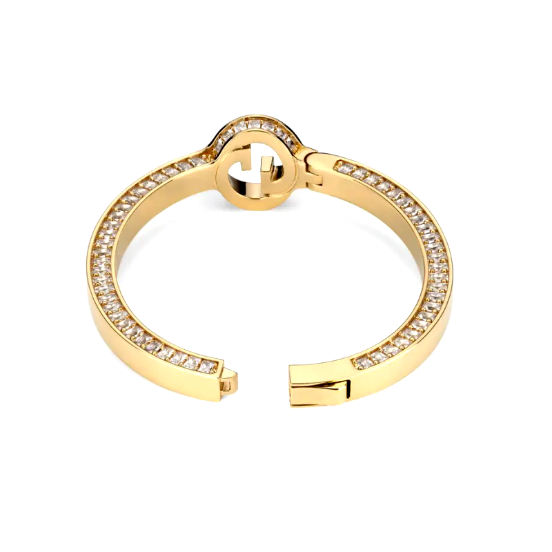 Gucci Square-Cut Crystal Bracelet detail view 1