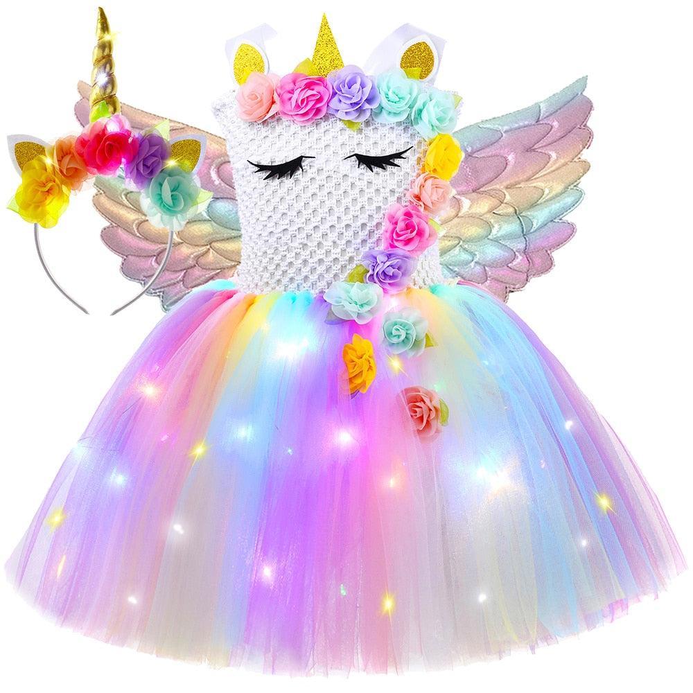 Light Up Unicorn Costume - Dress / 12 Months