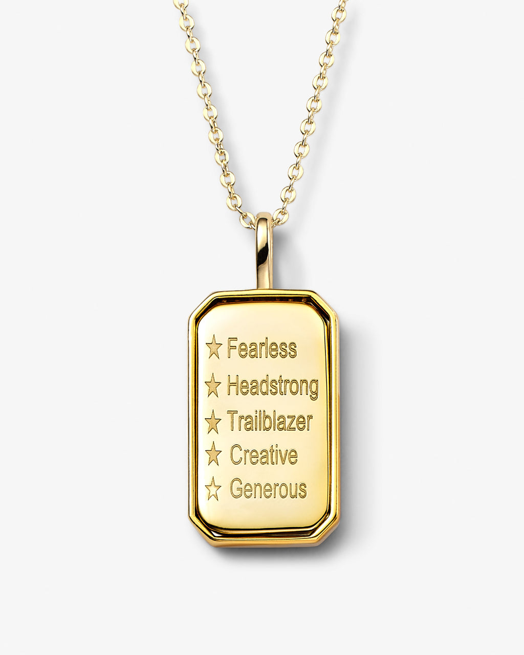 Gold zodiac amulet necklace with mother of pearl – view 32