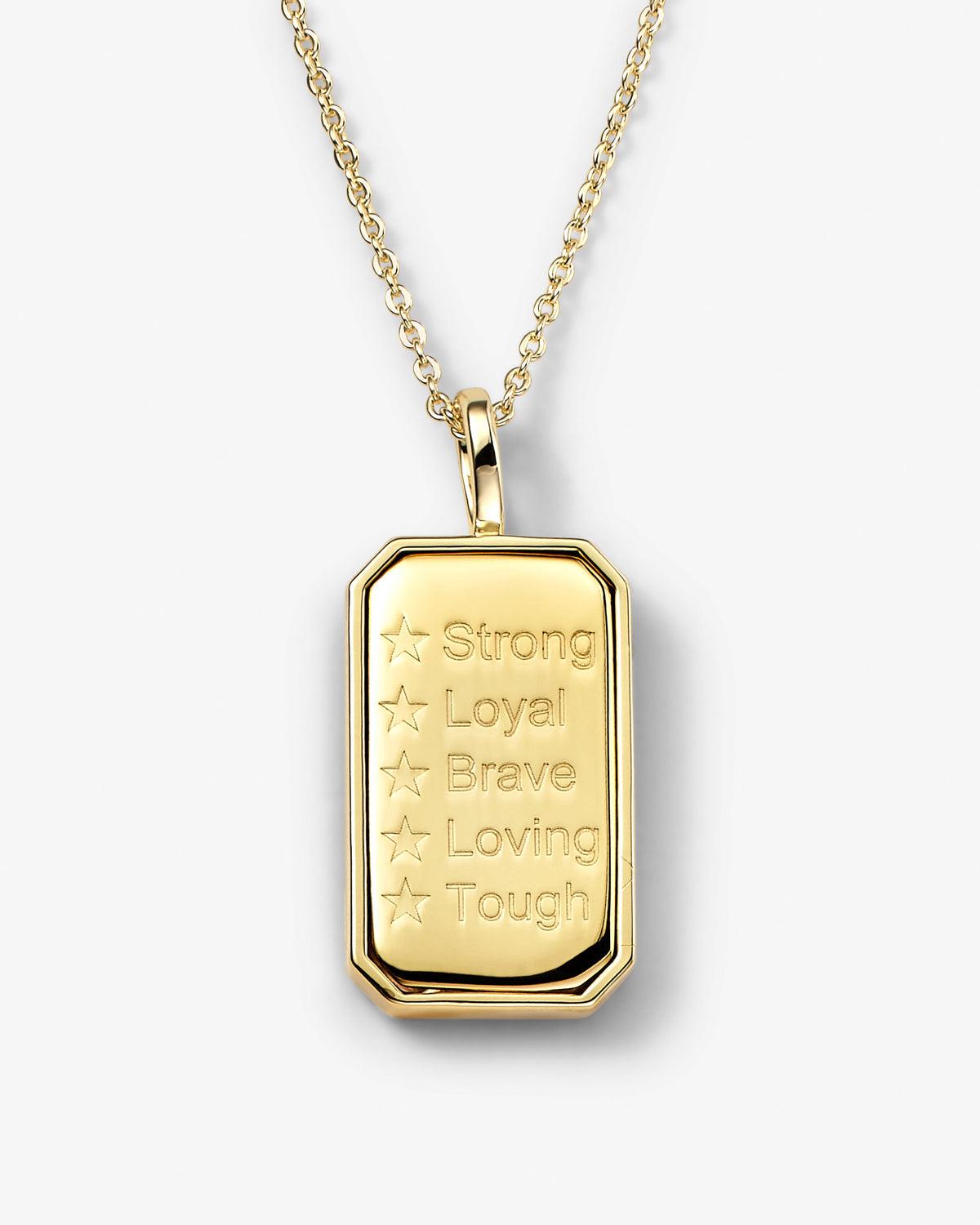 Gold zodiac amulet necklace with mother of pearl – view 28