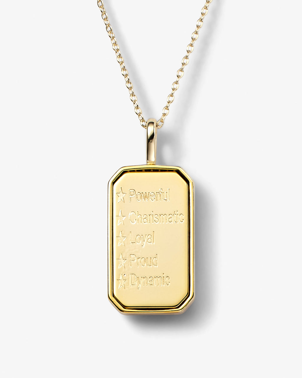 Gold zodiac amulet necklace with mother of pearl – view 31