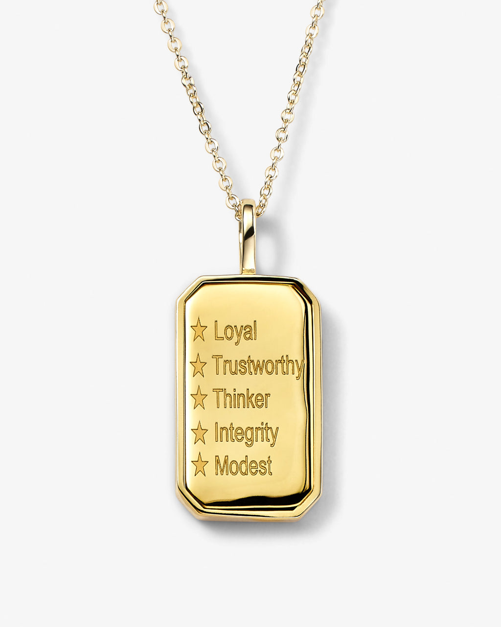 Gold zodiac amulet necklace with mother of pearl – view 27