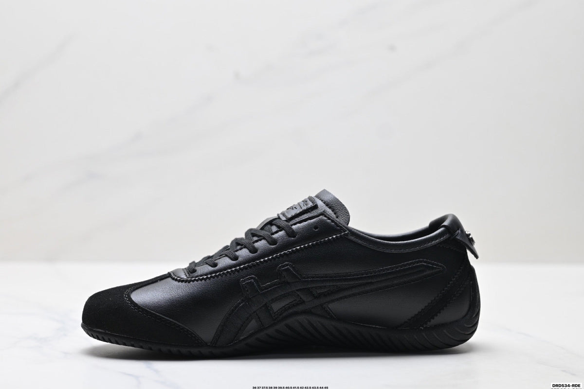 Onitsuka Tiger Low Profile Runner Black Tonal Unisex Shoes Style 36 detail view 4