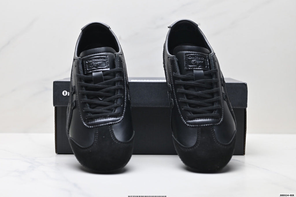 Onitsuka Tiger Low Profile Runner Black Tonal Unisex Shoes Style 36 detail view 8