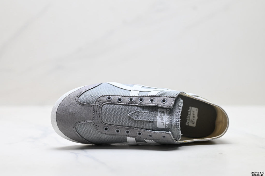 Onitsuka Tiger Retro Low Top Gray White Unisex Shoes Style 05 detail view 3