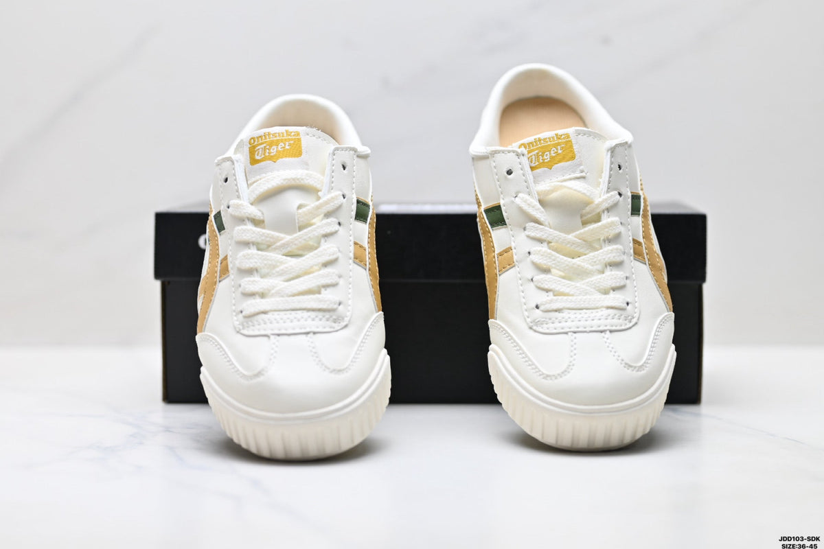 Onitsuka Tiger Retro Sabot Cream Gold Olive Unisex Shoes detail view 8
