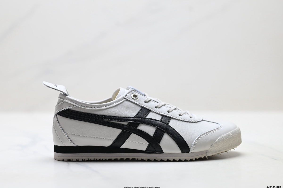 Onitsuka Tiger Retro Low Top White Black Unisex Shoes Style 09 detail view 2