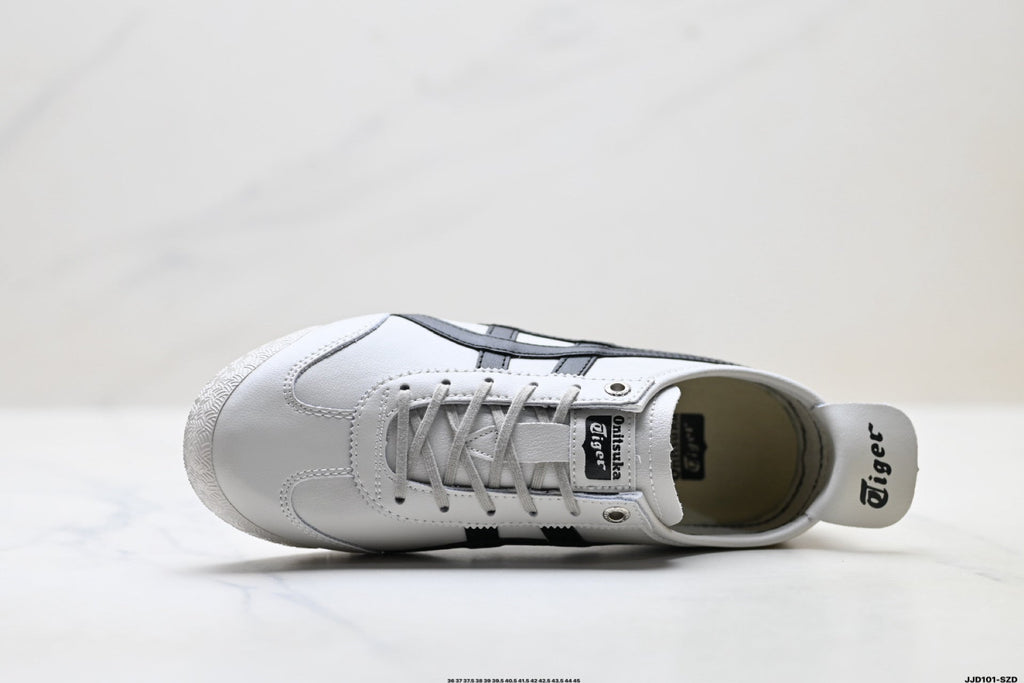 Onitsuka Tiger Retro Low Top White Black Unisex Shoes Style 09 detail view 3